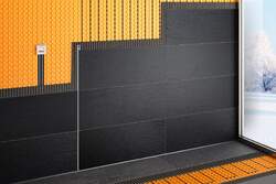 Schlüter-DITRA-HEAT-E ist eine flache Elektro-Heizung für Wand und Boden.